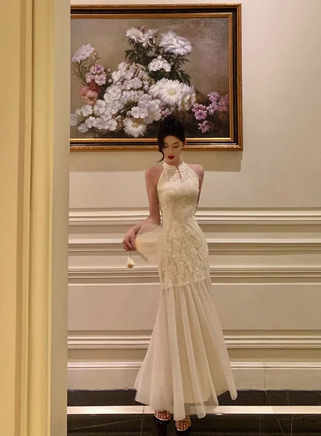 Classy Sheath White Lace Sleeveless 18th Birthday Dress Party Gown 18th Birthday Outfits Birthday Dress Ideas For Women DP563 - Deanwangkt