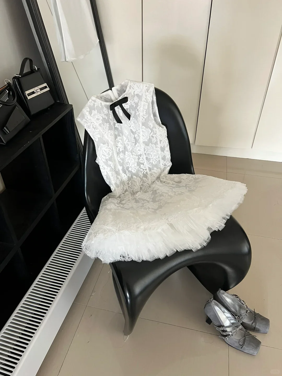 Cute A line Scoop Neck White Lace Formal Short 8th Grade Homecoming Dress Summer Middle School Hoco Dresses Birthday Outfits W994 - Deanwangkt