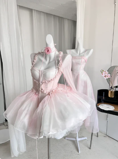 Pretty Ball Gown Short Sweetheart Pink Homecoming Dress Summer Hoco Dresses Cocktail Dress For Senior Teens DP1792 - Deanwangkt