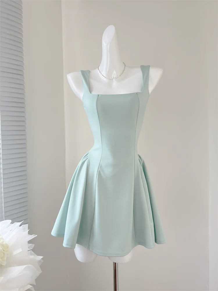 Sweet and niche summer temperament high waist design dress DP0005 - Deanwangkt