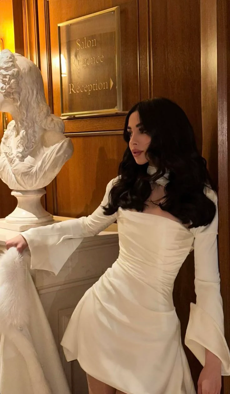 Cute A line Short Satin Formal 8th Grade Homecoming Dress Summer Middle School Hoco Dresses Birthday Outfits W807 - Deanwangkt