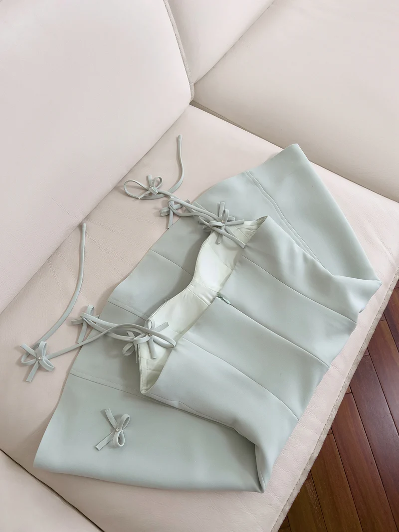 Sexy A line Spaghetti Straps Sage Green Satin Short Homecoming Dress Summer Hoco Dresses Cocktail Dress Birthday Outfits DP2286 - Deanwangkt