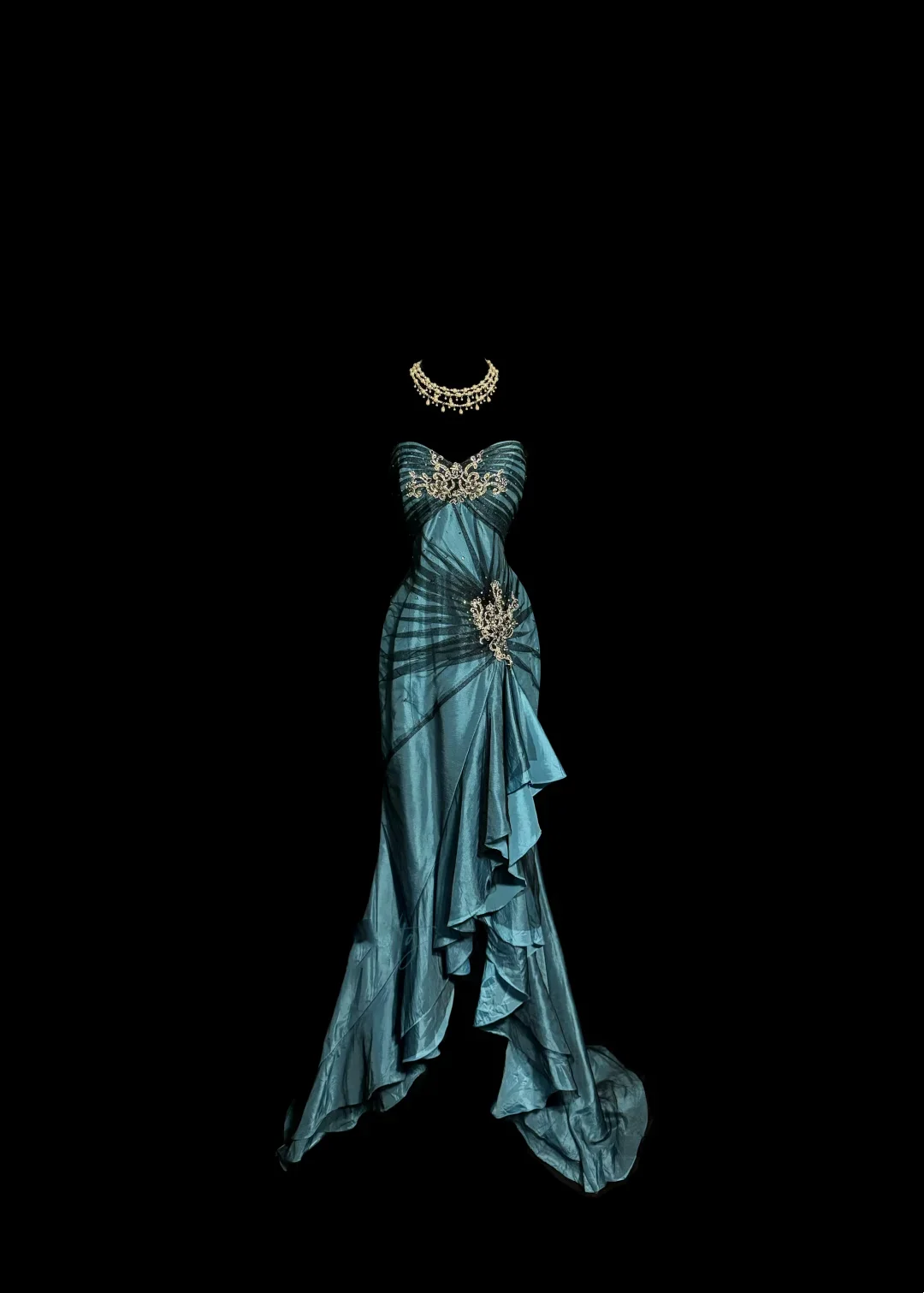 Vintage Mermaid Sweetheart 1950s Retro Classy Satin Long Prom Dresses Party Dress 21st Birthday Outfits Graduation Dresses W855 - Deanwangkt