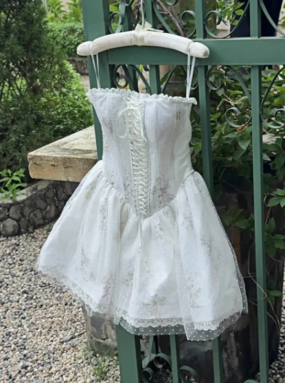 Cute A line Strapless White Party Dresses Short Formal Homecoming Dresses Night Chic Elegant Cocktail Dresses 16th Birthday Outfits Hoco Dress DH2760 - Deanwangkt