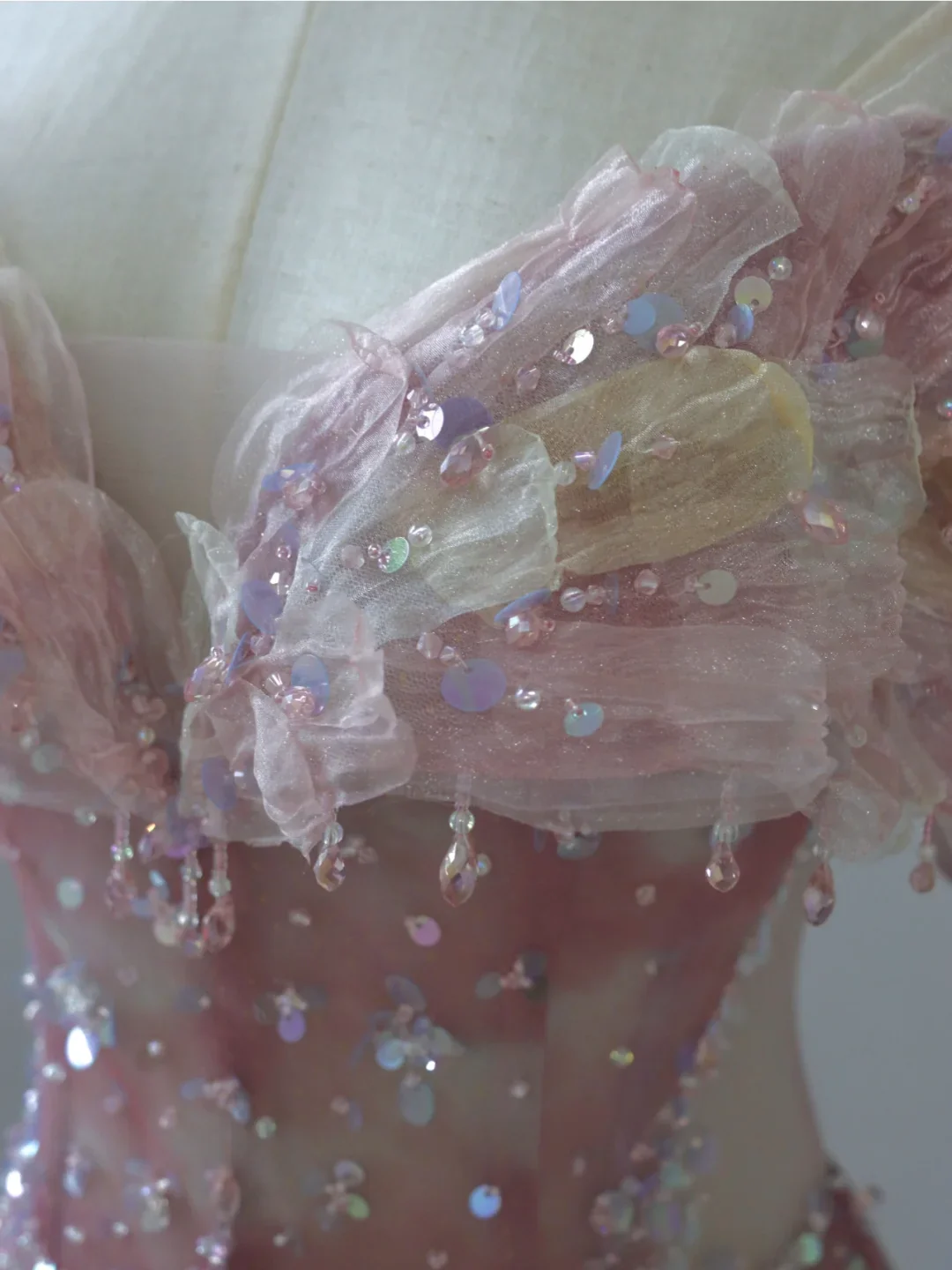 Fairy-tale A Line Off The Shoulder Pink Tulle Long Prom Dresses Evening Dresses DP501 - Deanwangkt