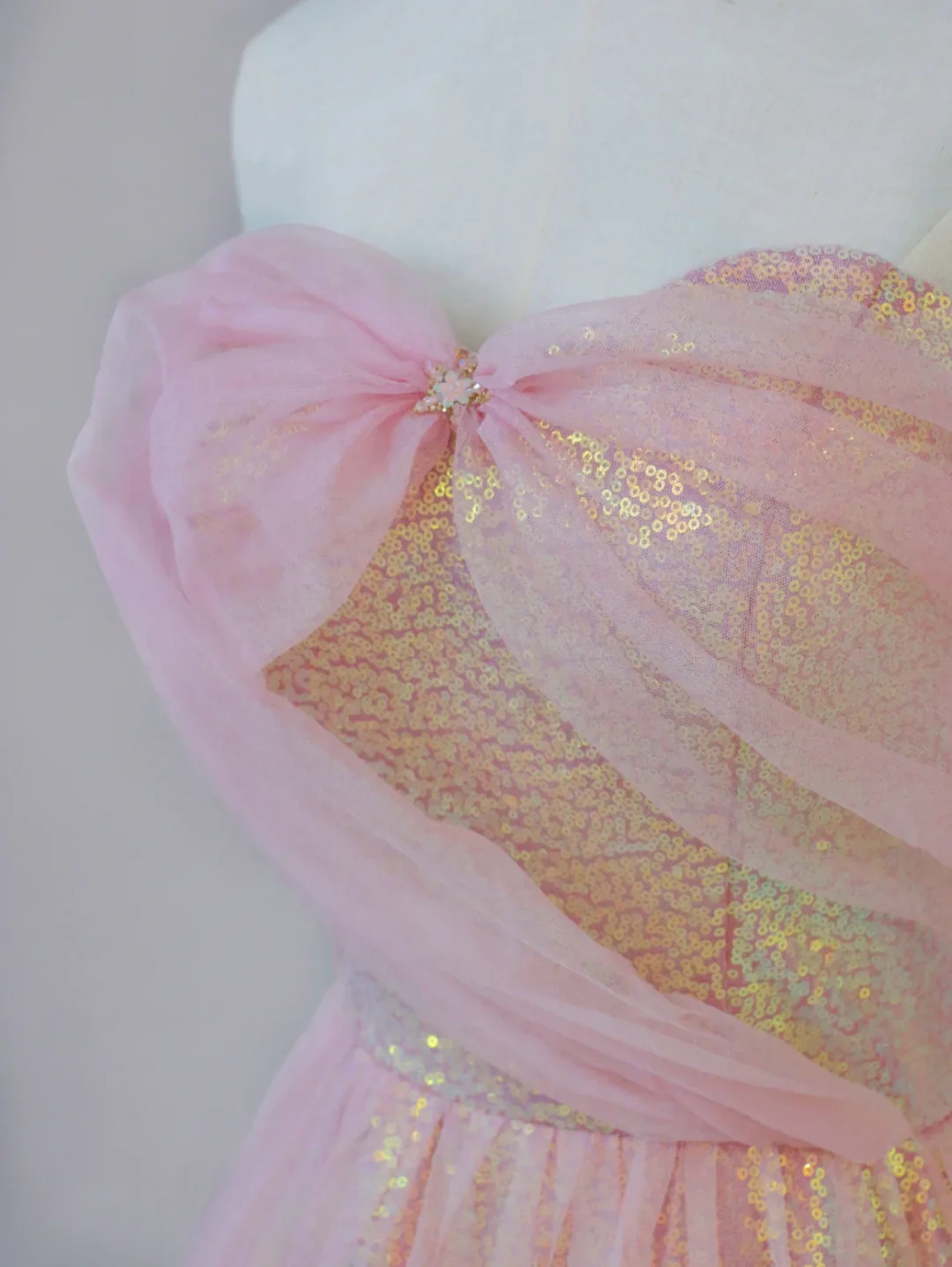 Gorgeous A Line Sweetheart Sleeveless Sequin Pink Long Prom Dresses Graduation Dresses DP502 - Deanwangkt