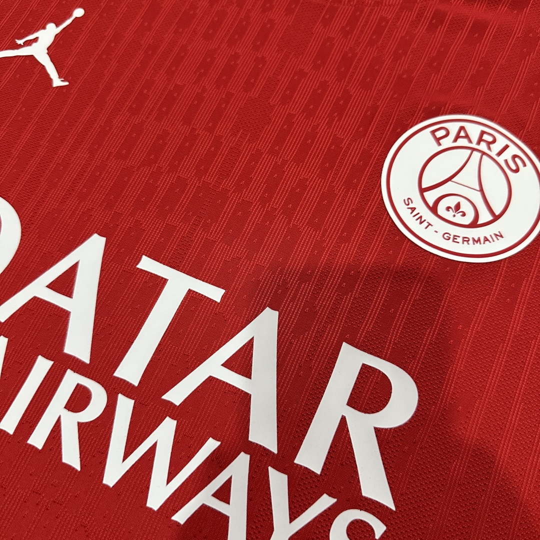 Player Version Paris Saint-Germain PSG Special Red Jersey 2024/25