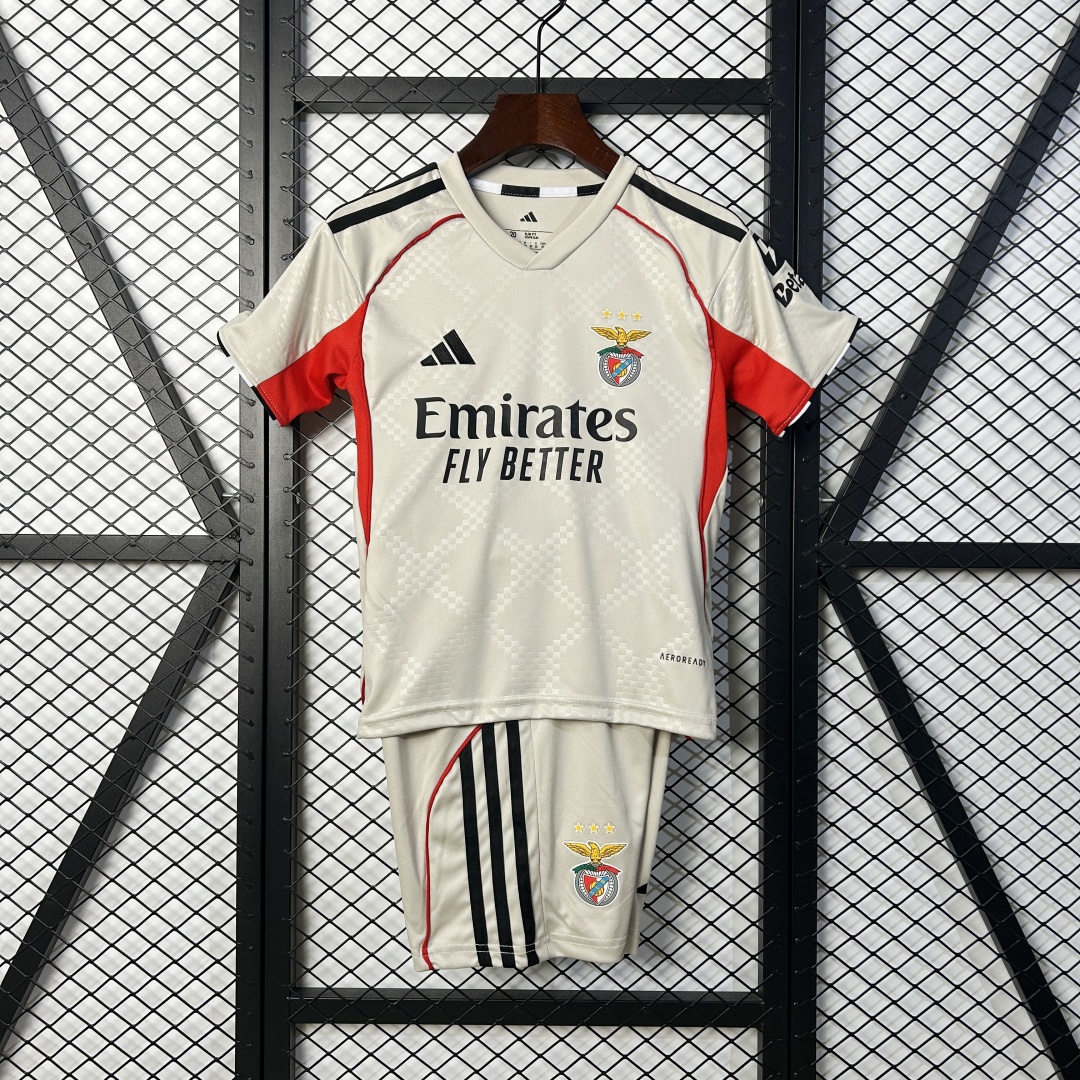 Kid's Benfica Away Kit 2025/26
