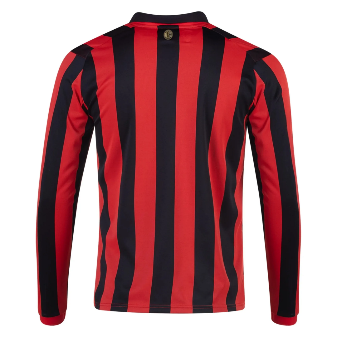 AC Milan Long Sleeve 125th Anniversary Home Jersey 2024/25