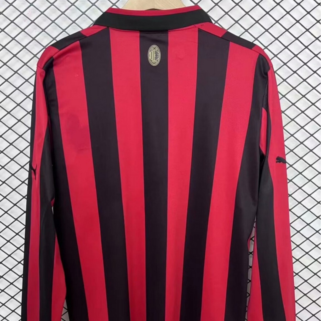 AC Milan Long Sleeve 125th Anniversary Home Jersey 2024/25