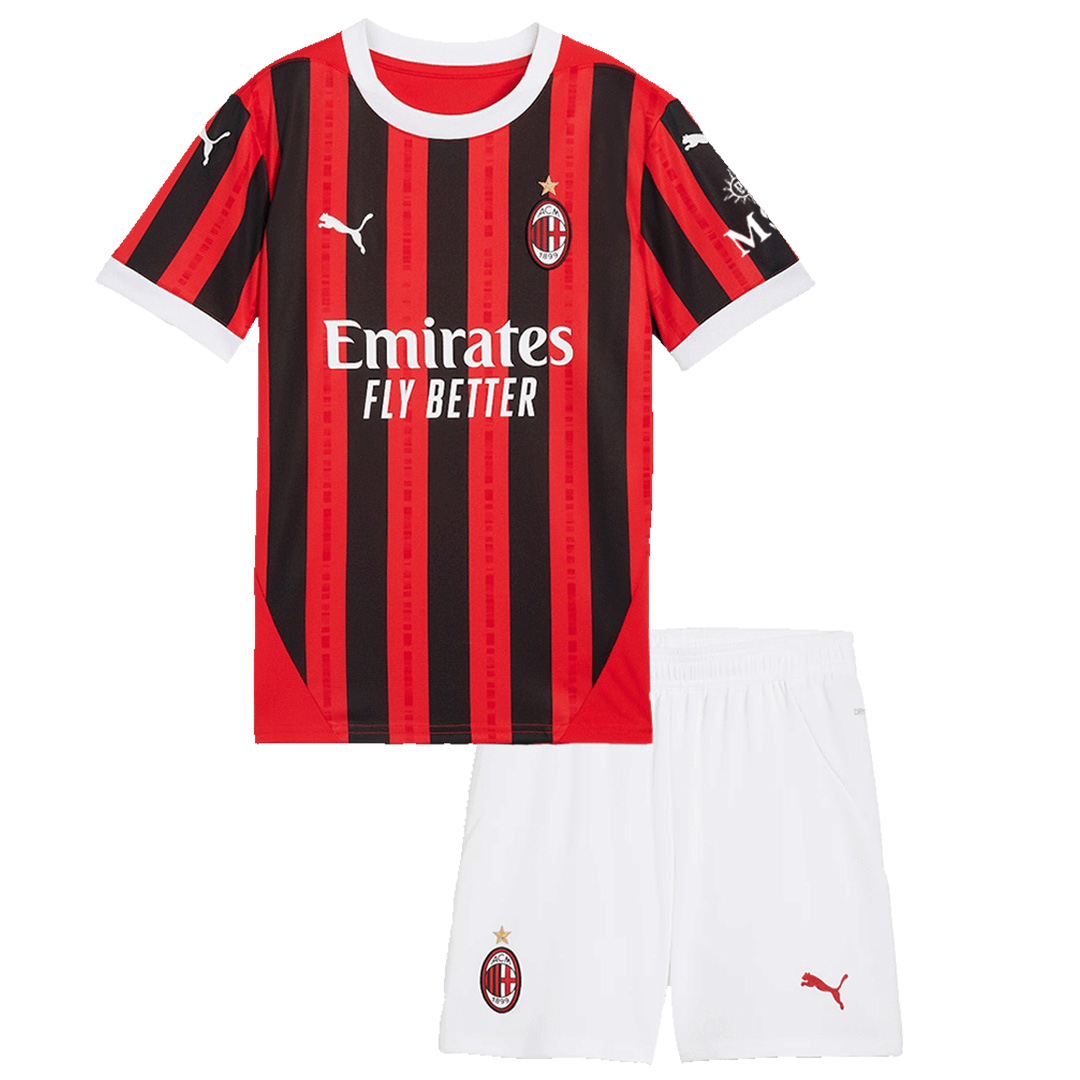 Kid's AC Milan Home Jersey+Shorts 2024/25