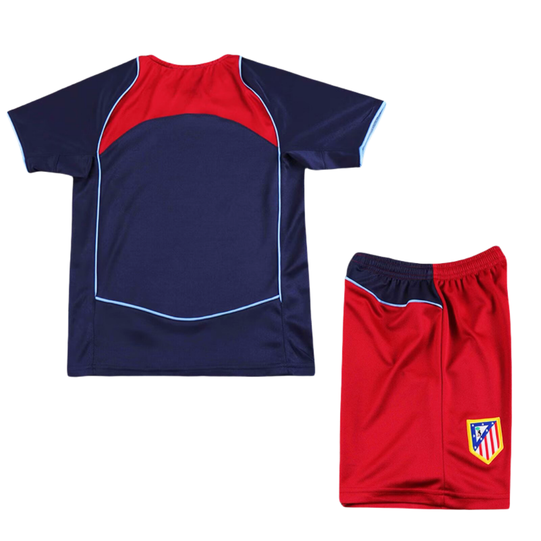 Kid's Retro Atletico Madrid Away Kit 2004/05