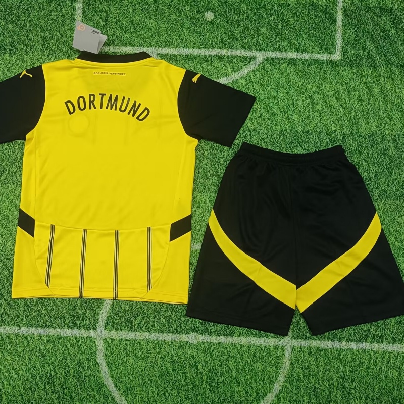 Kid's Borussia Dortmund Home Jersey+Shorts 2024/25