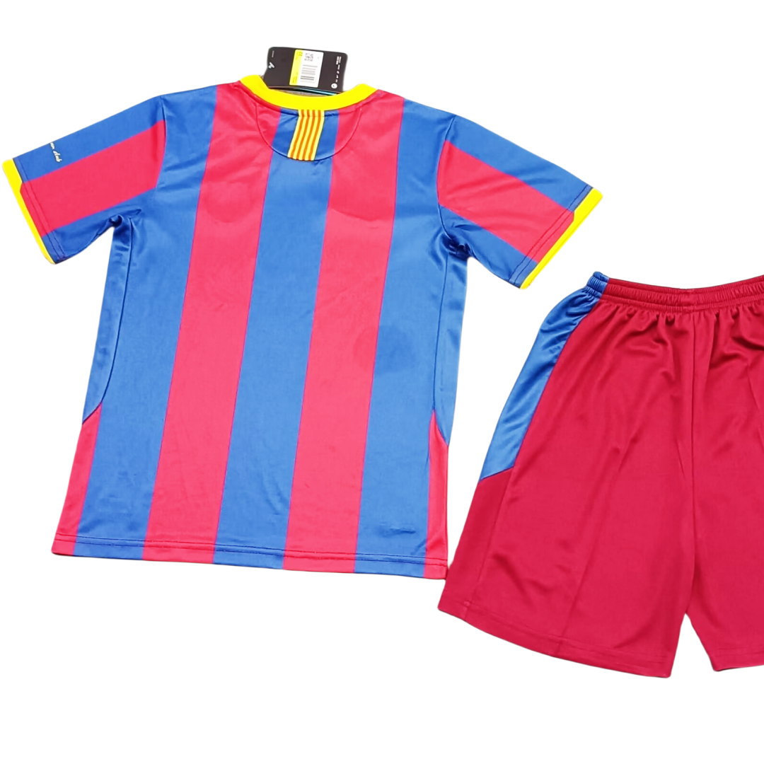 Kid's Retro Barcelona Home Kit 2010/11