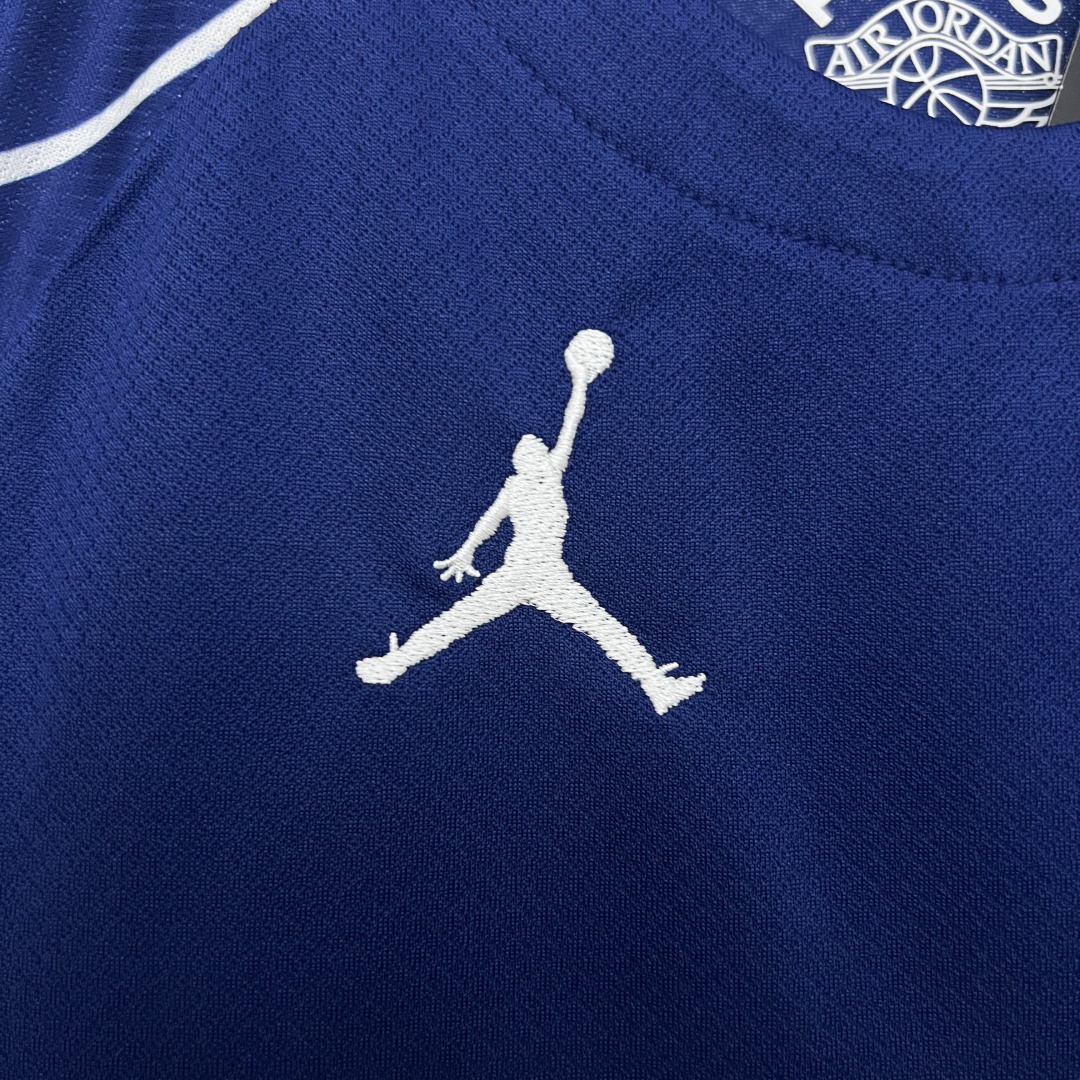 Kid's Paris Saint-Germain PSG Fourth Kit Long Sleeve Jersey+Shorts 2024/25