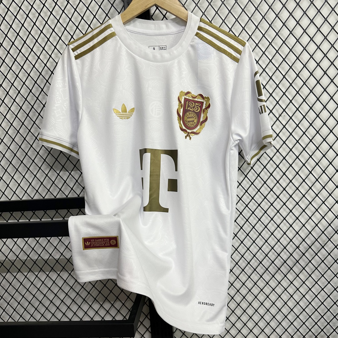 Bayern Munich 125th Anniversary White Jersey 2024/25