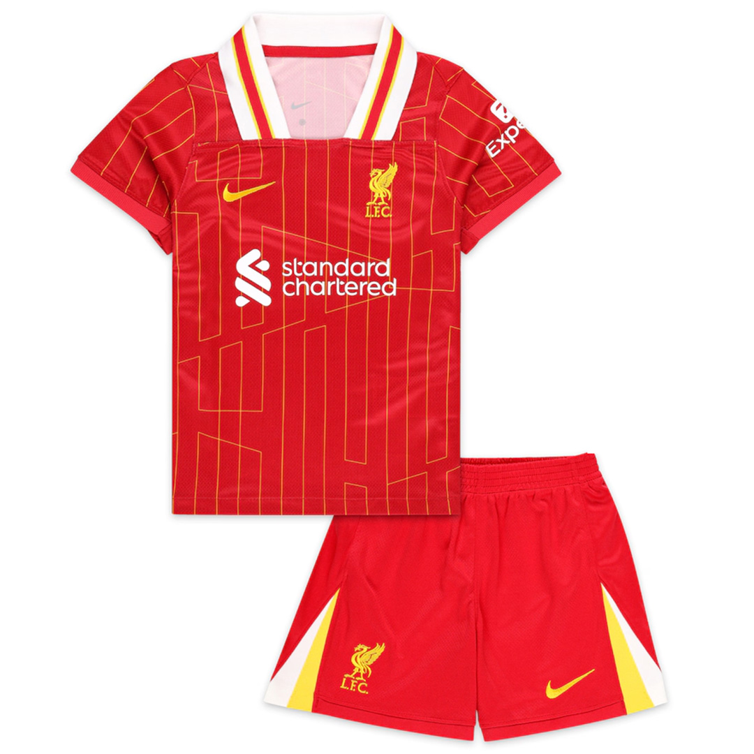 Kid's Liverpool Home Jersey+Shorts 2024/25