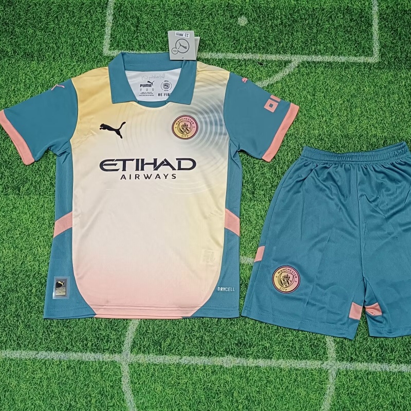 Kid's Manchester City‘Definitely City’Fourth Kit 2024/25