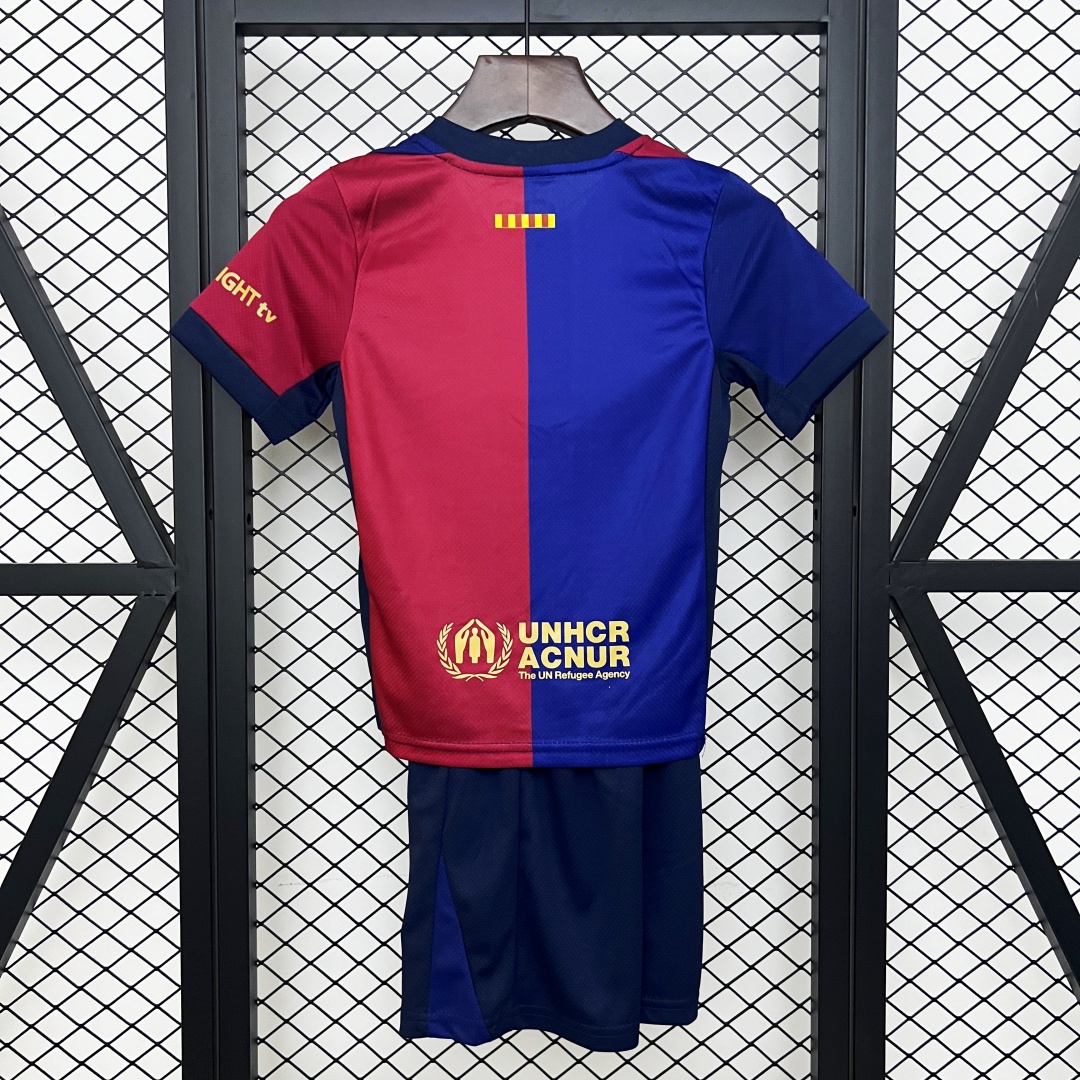 Kid's Barcelona x TRAVIS SCOTT Home Kit 2024/25