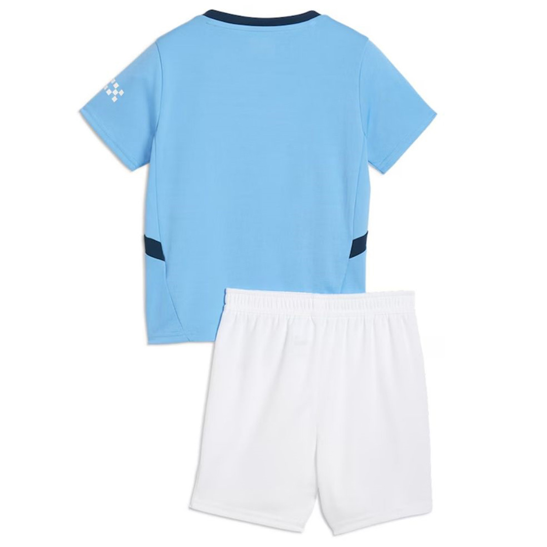 Kid's Manchester City Home Jersey+Shorts 2024/25
