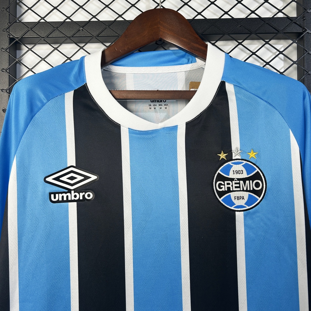 Grêmio FBPA Home Long Sleeve Jersey 2025