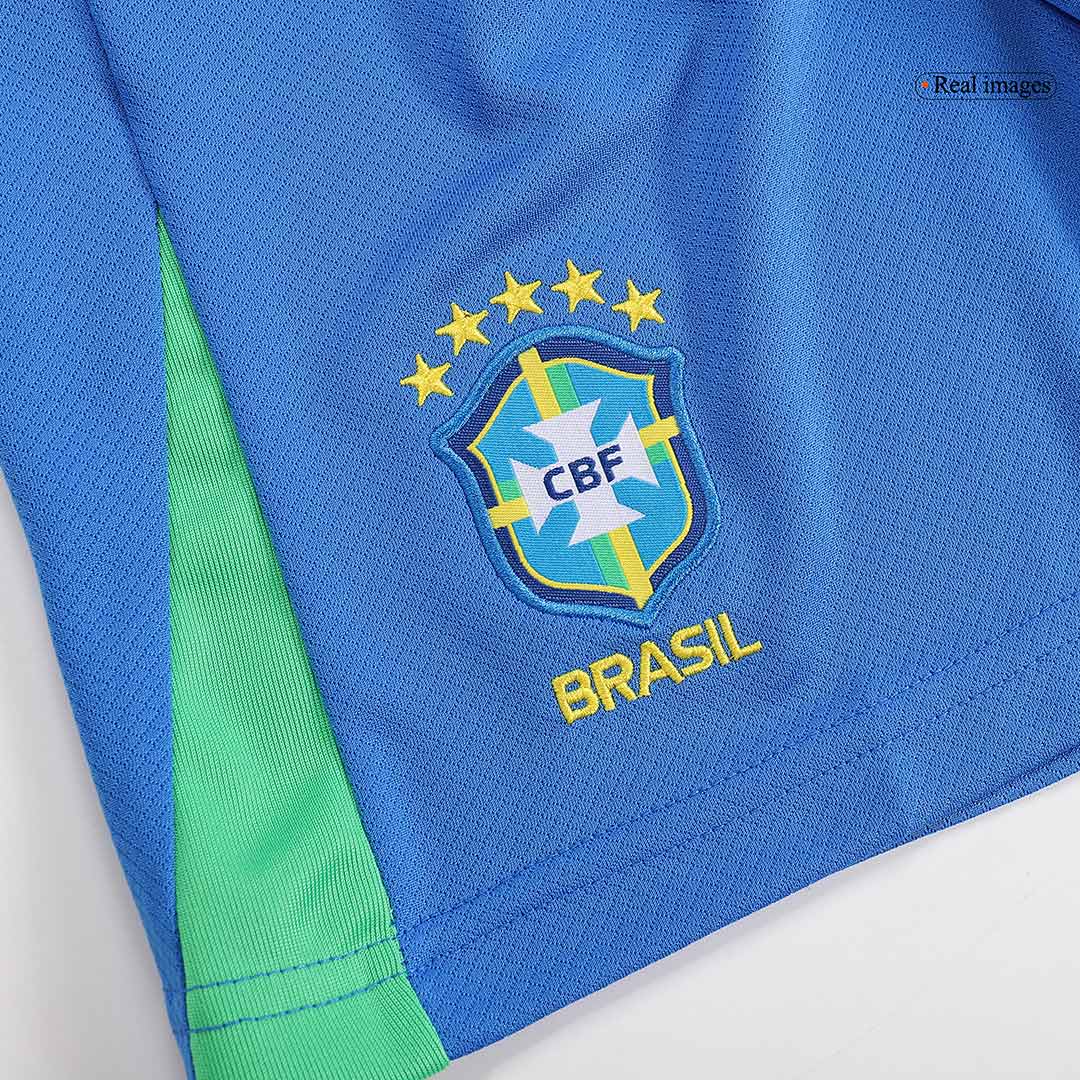 Kid's Brazil Home Jersey+Shorts Copa America 2024