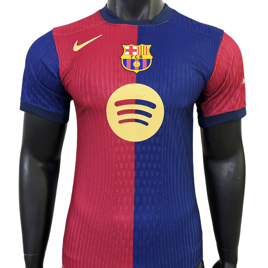 Player Version Barcelona Home Spotify Logo Without Text Jersey 2024/25