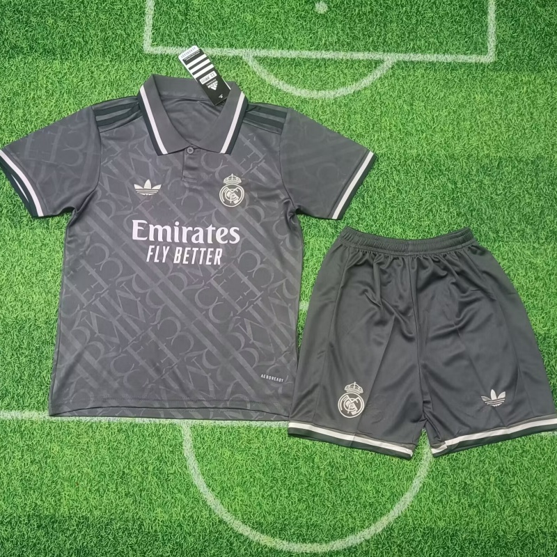 Kid's Real Madrid Third Jersey+Shorts 2024/25