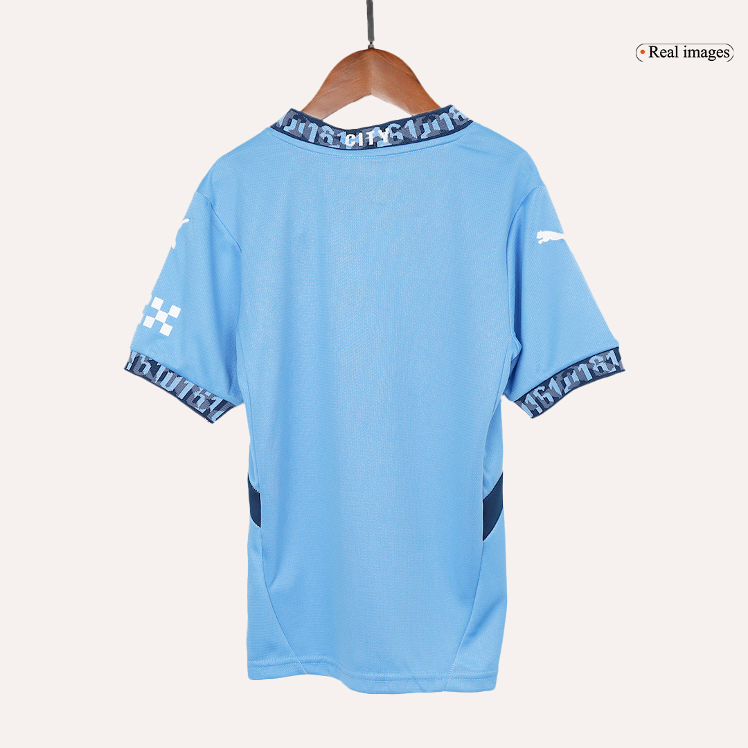 Kid's Manchester City Home Jersey+Shorts 2024/25