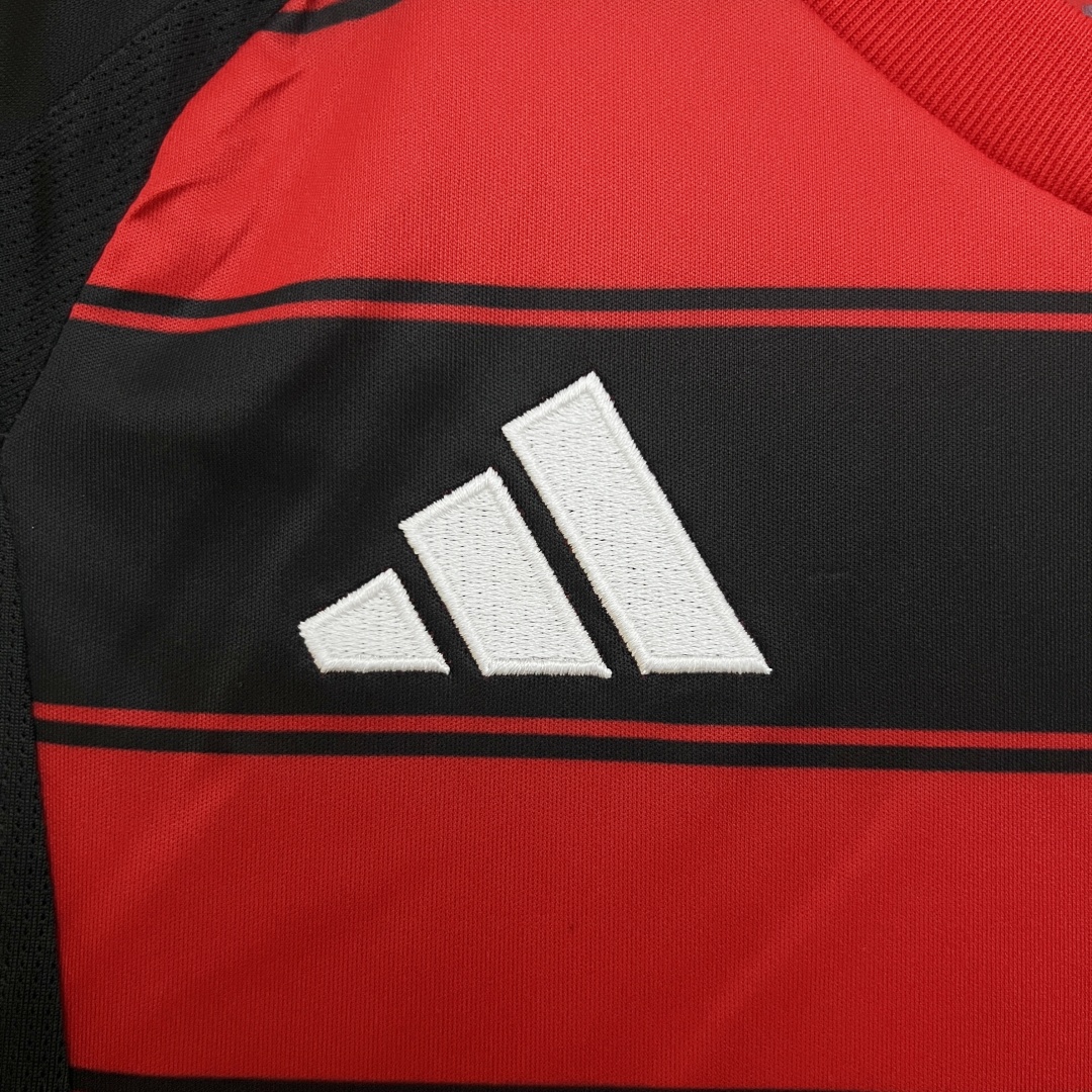 Kid's Flamengo Home Long Sleeve Kit 2025