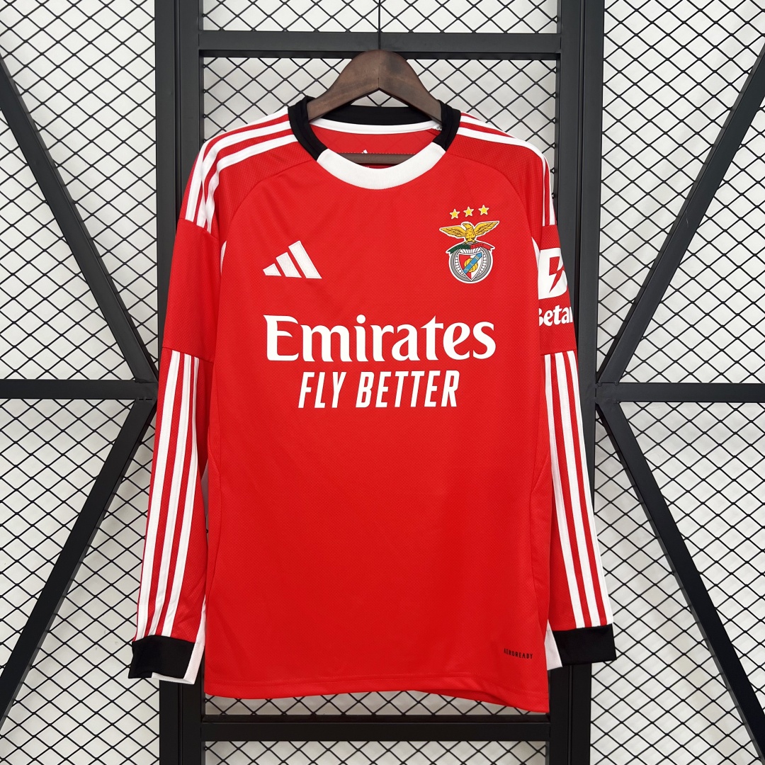 Benfica Home Long Sleeve Jersey 2025/26