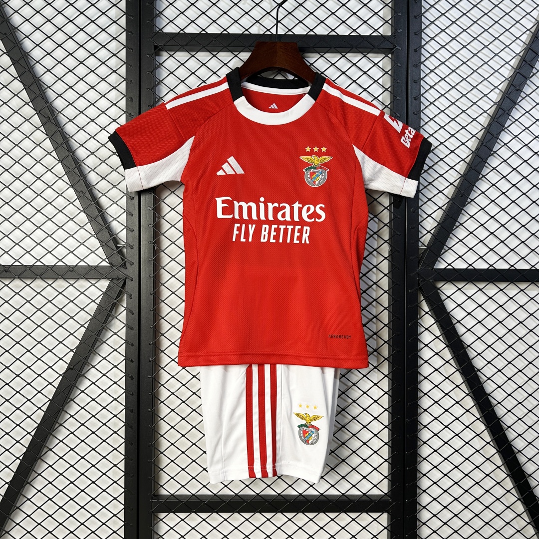 Kid's Benfica Home Jersey 2025/26