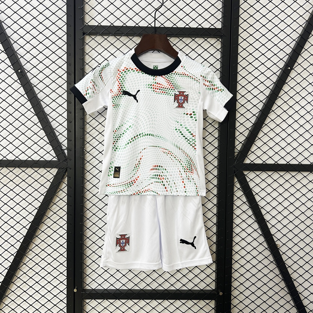 Kid's Portugal Away Kit 2025