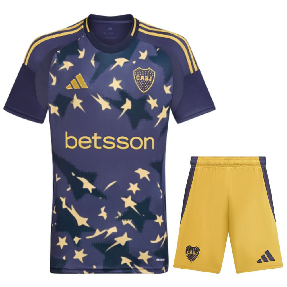 Kid's Boca Juniors Third Kit 2025