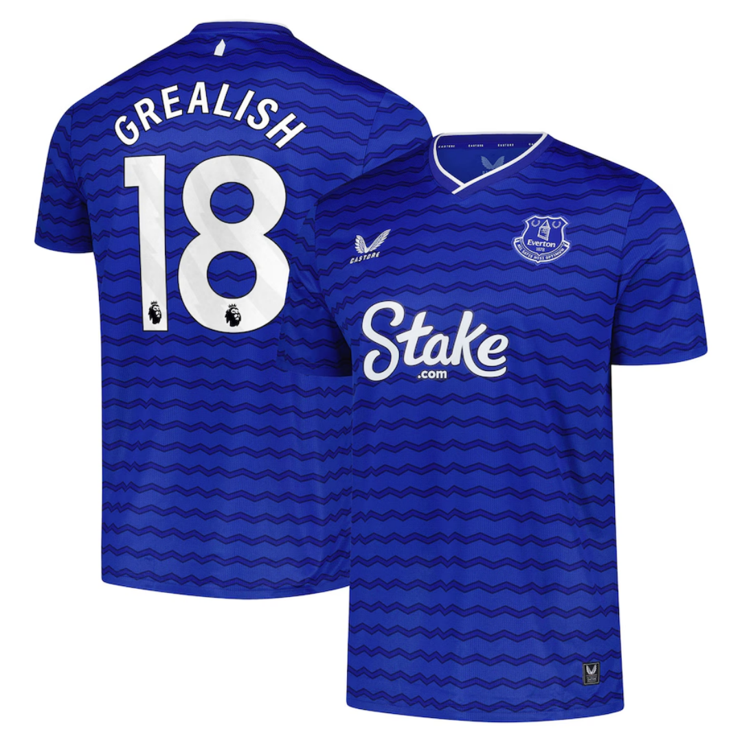 Grealish #18 Everton Home Jersey 2025/26