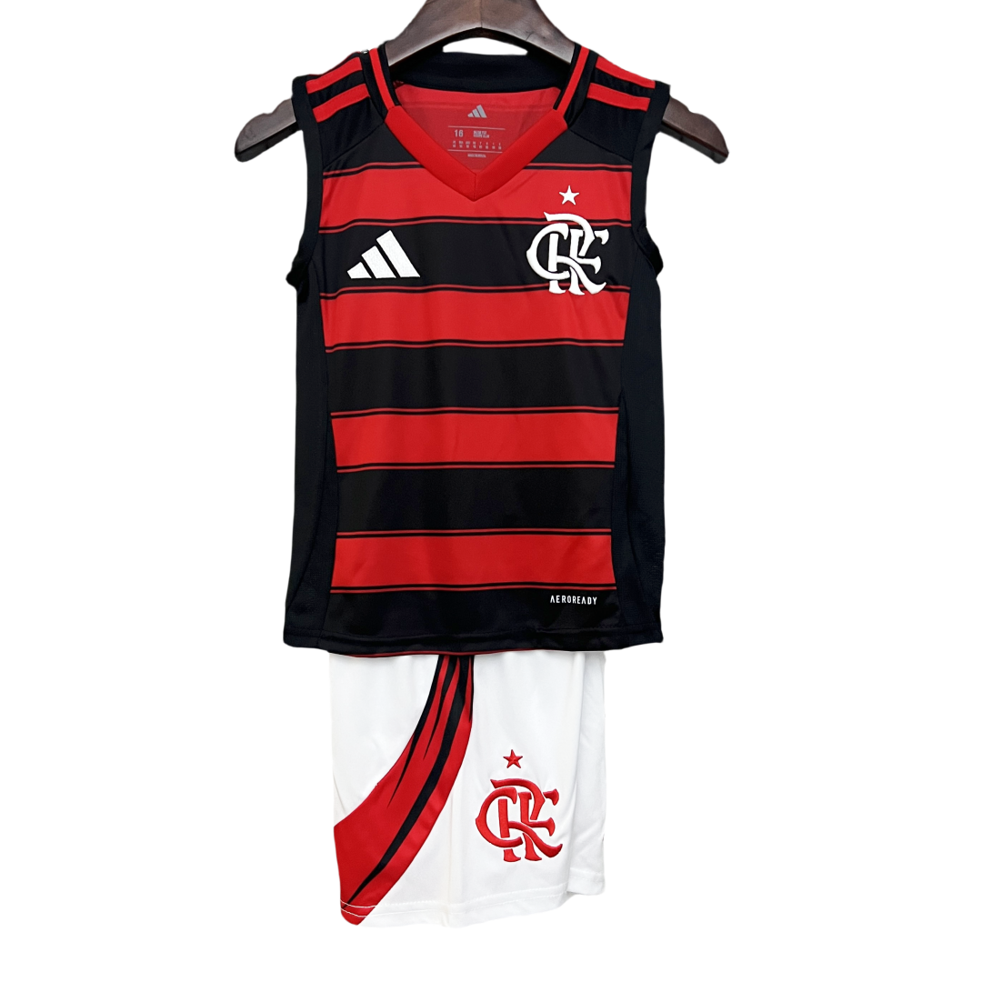 Kid's Flamengo Home Vest Kit 2025