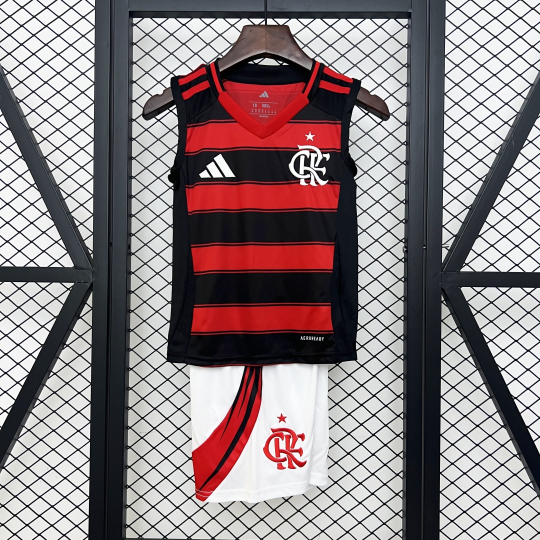 Kid's Flamengo Home Vest Kit 2025