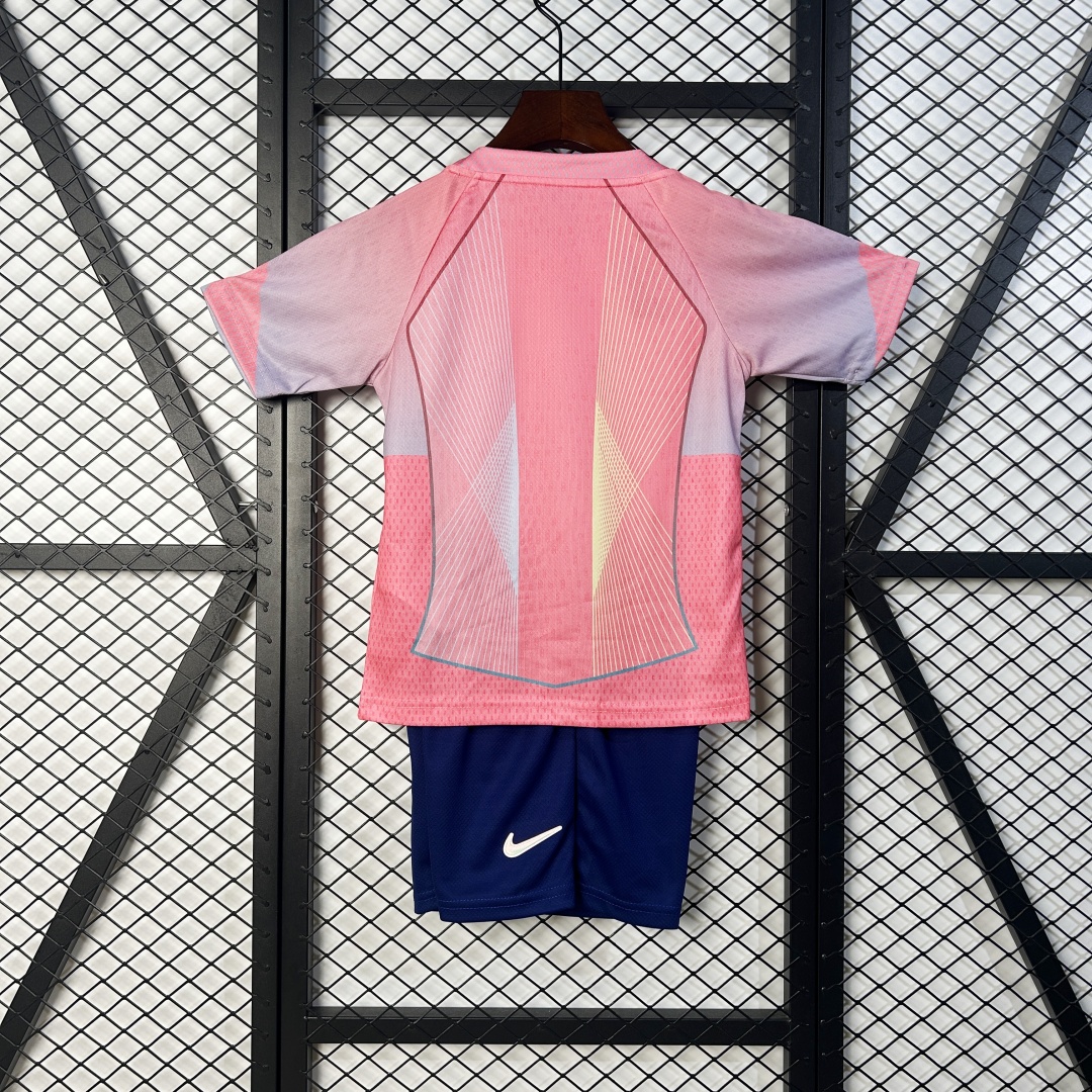 Kid's Barcelona Special Edition Pink Jersey+Shorts 2025/26