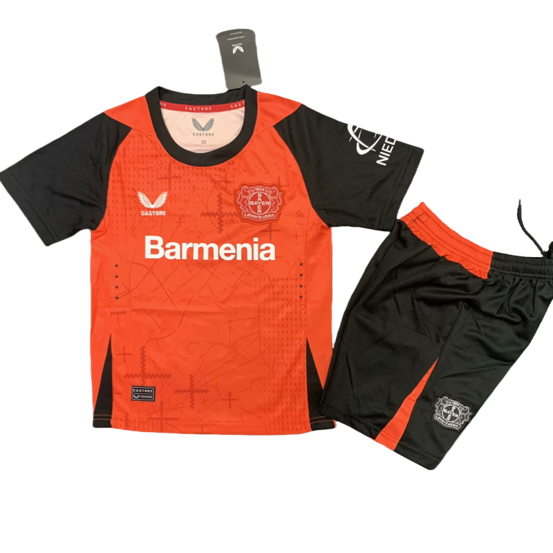 Kid's Bayer 04 Leverkusen Home Kit 2024/25