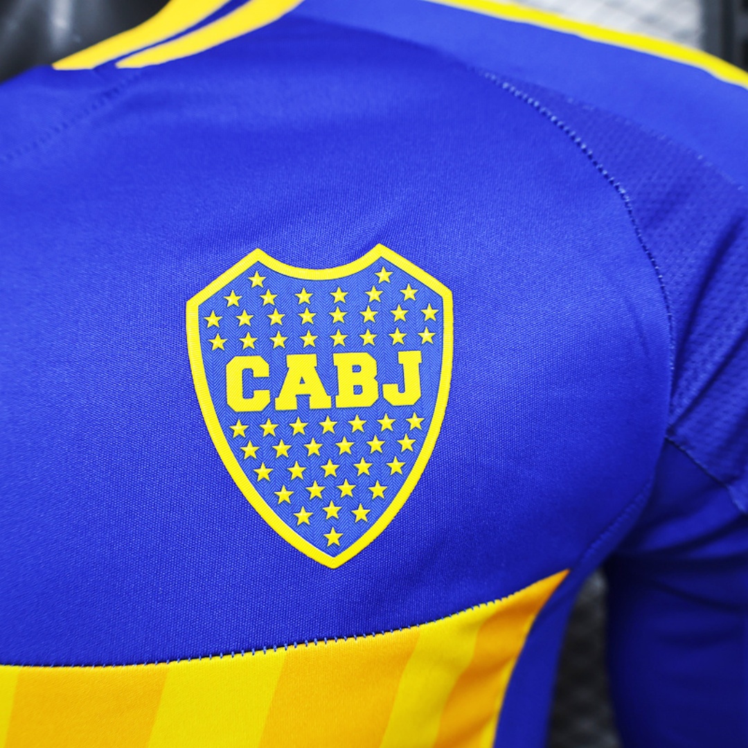Player Version Boca Juniors Long Sleeve Home Jersey 2025