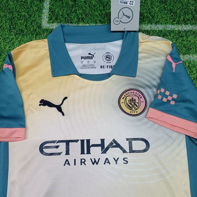 Kid's Manchester City‘Definitely City’Fourth Kit 2024/25