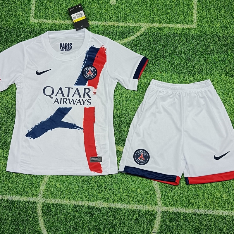 Kid's Paris Saint-Germain Away PSG Jersey+Shorts 2024/25