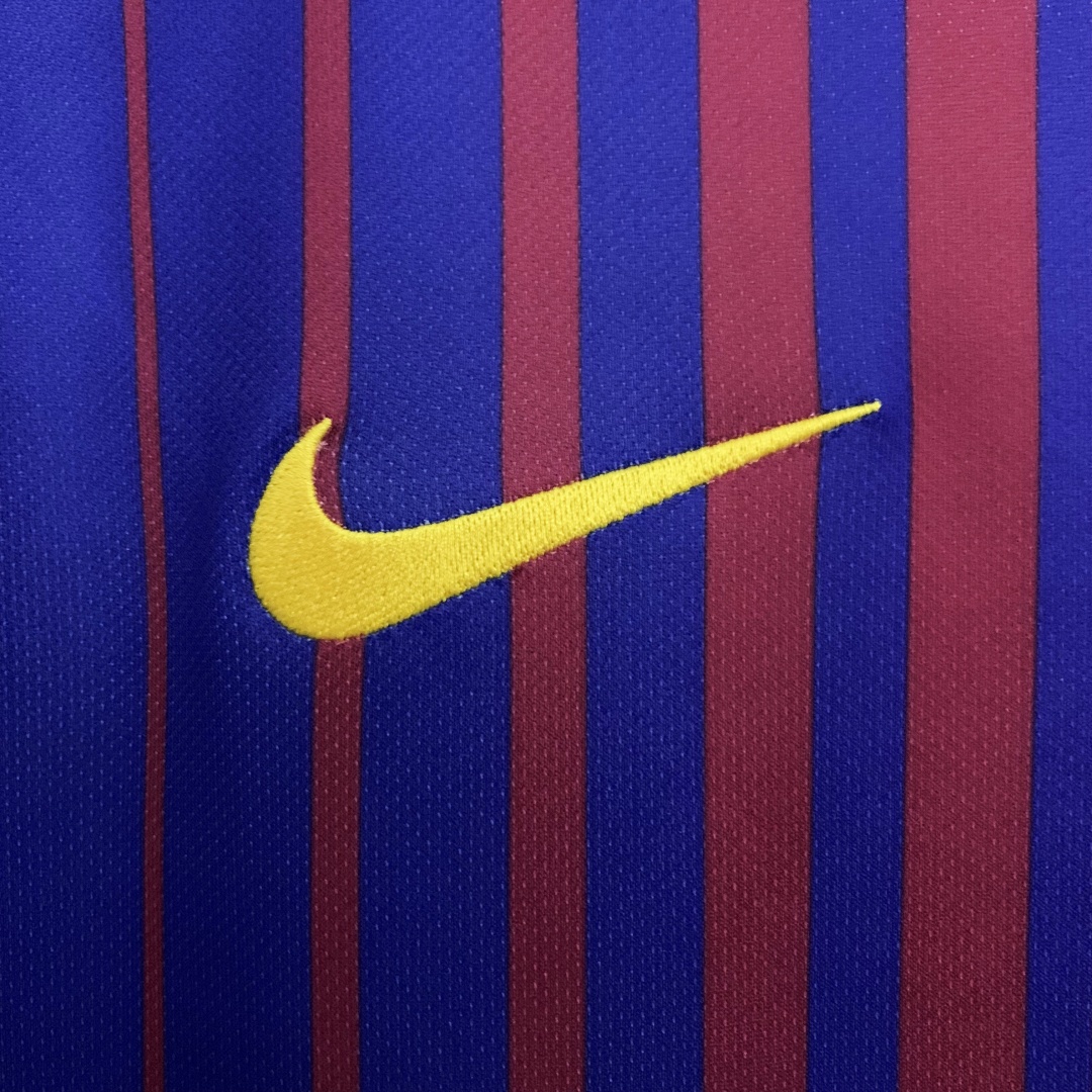 Retro Barcelona Home Long Sleeve Jersey 2017/18