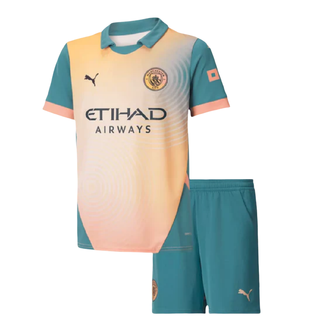 Kid's Manchester City‘Definitely City’Fourth Kit 2024/25
