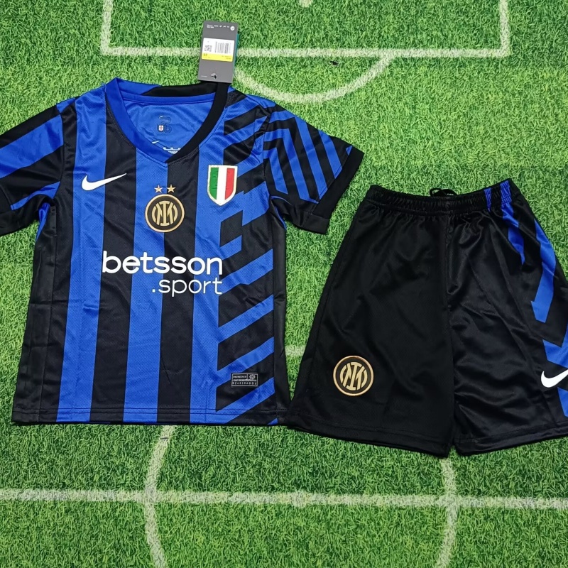 Kid's Inter Milan Home Jersey+Shorts 2024/25