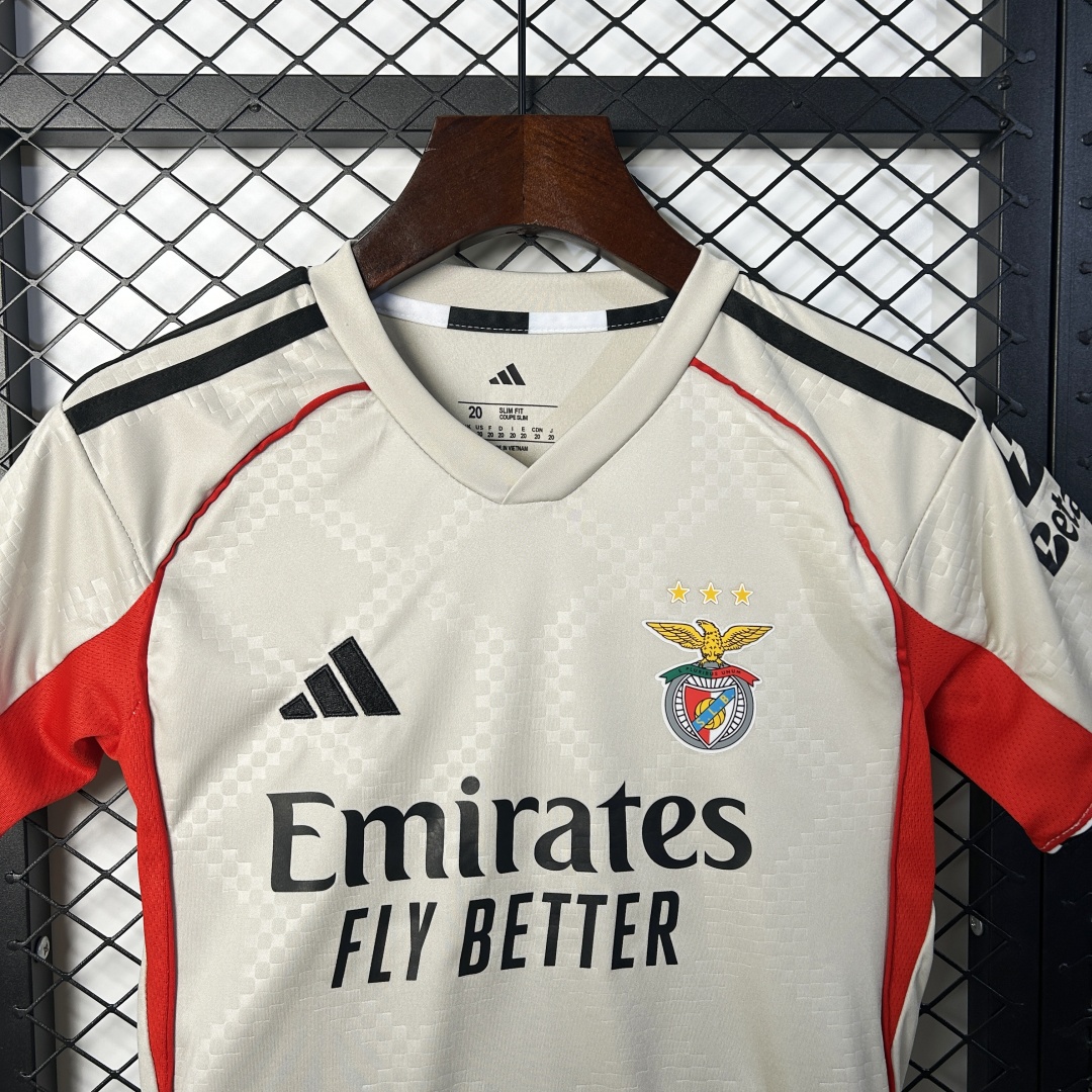 Kid's Benfica Away Kit 2025/26