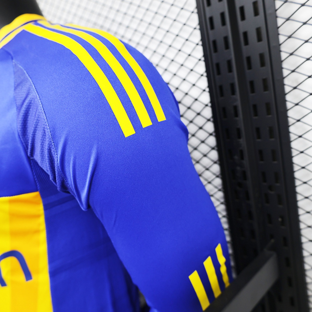 Player Version Boca Juniors Long Sleeve Home Jersey 2025