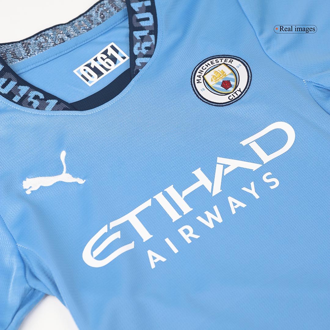 Kid's Manchester City Home Jersey+Shorts 2024/25