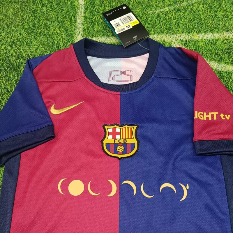 Kid's Barcelona x Coldplay Home Jersey Kit 2024/25
