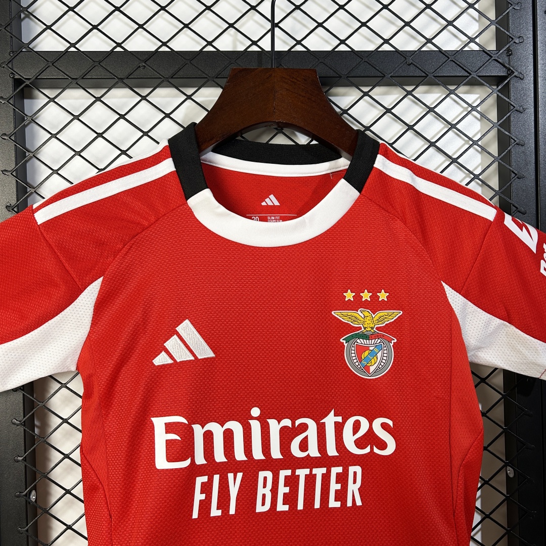 Kid's Benfica Home Jersey 2025/26